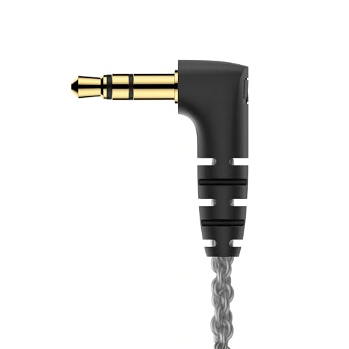ゼンハイザー Sennheiser イヤホン 有線 IE 200 ブラック ダイナミック カナル型 オーディオファイル ゲーミング TrueResponseトランスデューサー ブレードケーブル イヤーフック イヤフォン 【国内正規品】 中間 画像