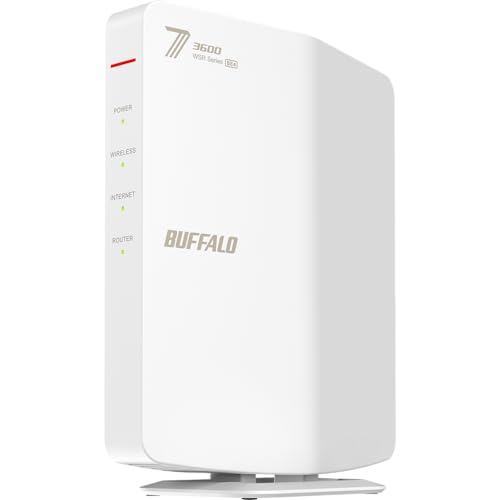 【Amazon.co.jp限定】バッファロー WiFi ルーター 無線 LAN Wi-Fi 7 11be デュアルバンド 2882+688Mbps エコパッケージ 【 iPhone 17 / 17 pro 動作確認済み 】 WSR3600BE4P/NWH 1枚目 画像