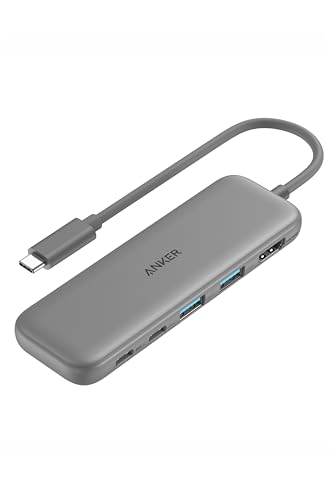Anker 332 USB-C ハブ (5-in-1) グレー 100W USB PD対応 4K HDMIポート5Gbps 高速データ転送 USB-C/USB-Aポート搭載 画像1