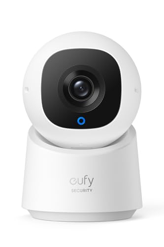 Anker Eufy Indoor Cam C220 (見守りカメラ) 【ペットカメラ/ベビーモニター/ペット見守り/屋内カメラ/ネットワークカメラ / 2K画質 / ズーム対応 / 360°監視/AI動作検知/Wi-Fi対応 】 画像1