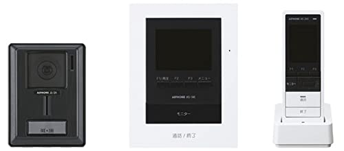 アイホン インターホン ドアホン テレビドアホン ワイヤレス 子機 電源直結式 ワンタッチズーム 内線通話 ホワイト 135×22×180mm WS-14A 1枚目 画像