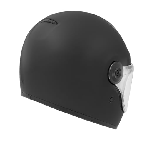 コミネ(KOMINE) バイク用HK-190 ネオレトロフルフェイスヘルメット Mat Black XL 中間 画像