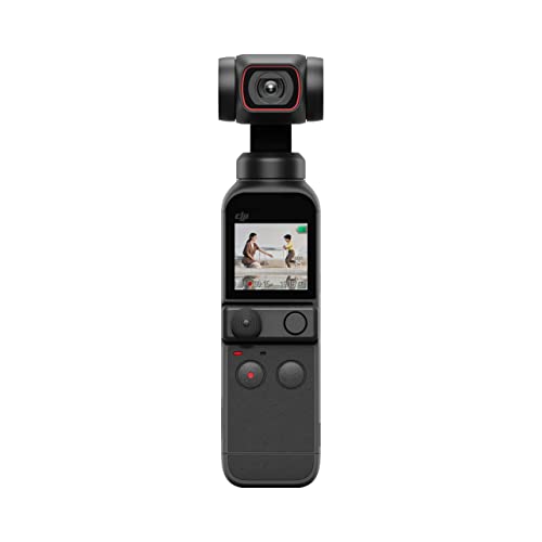 DJI Pocket 2 vlogカメラ3軸ジンバル 手持ちスタビライザー 4Kカメラ 1/1.7インチCMOS 64MP写真 フェイストラッキング YouTube/TikTok/Vlog用動画撮影 Android & iPhone対応 ポータブル ビデオカメラ ブラック 1枚目 画像