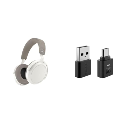 【セット買い】 【Amazon.co.jp限定品】ゼンハイザー(Sennheiser) ワイヤレスヘッドホン Bluetooth MOMENTUM 4 Wireless ホワイト + エージング音源セット+ BTD700 Bluetoothアダプター 1枚目 画像