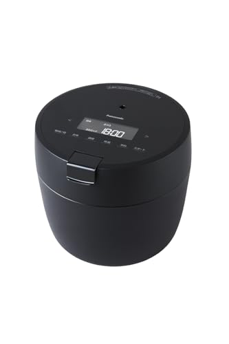 【Amazon.co.jp限定】パナソニック 炊飯器 5合 圧力IH コンパクトサイズ 自動調理鍋 無水調理 低温調理 予約調理 お手入れ点数2点 ふた食洗機対応 ブラック SR-CR10Z1-K 1枚目 画像