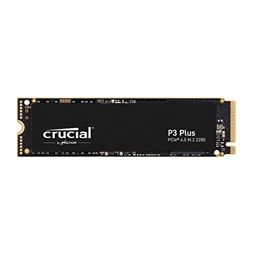 Crucial(クルーシャル) P3plus 4TB 3D NAND NVMe PCIe4.0 M.2 SSD 最大4800MB/秒 CT4000P3PSSSD8JP 5年保証 国内正規代理店品 1枚目 画像
