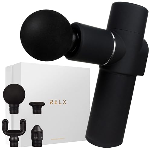【整体院長監修】RELX 筋膜リリースガン トータルボディケア MINI【日本企業企画】超軽量320g 20段階強力振動 筋膜 リリースガン ボディケア ハンディガン 静音 4種類アタッチメント プレゼント ギフト 1枚目 画像