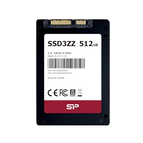 シリコンパワー 512GB SSD エンタープライズグレード 高耐久性 NAS SSD 御勧め SATA III 6Gb/s 2.5インチ 内蔵ソリッドステートドライブ 3年保証 最後 画像