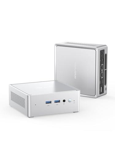 【最新バージョン】MINISFORUM NAB9ミニPC Core i9-12900HK 32GB DDR4 512GB SSD コンパクトpc Windows 11 Pro Wi-Fi6 BT5.2 2x2500Mbps HDMI×2 /USB-C×2 4K@60Hz 4画面出力対応 1枚目 画像