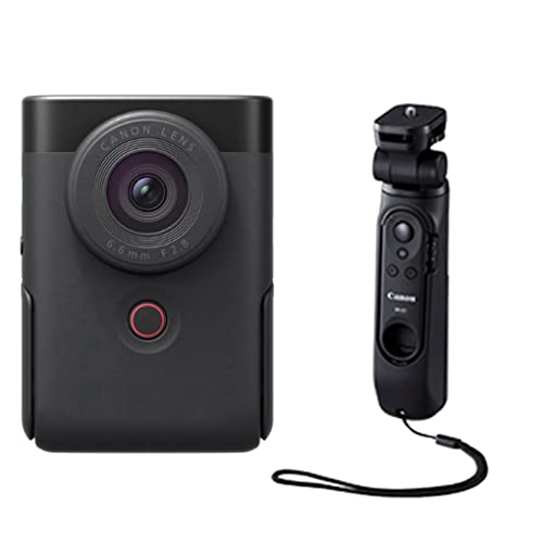 キヤノン Canon Vlogカメラ PowerShot V10 トライポッドグリップキット ブラック PSV10TRIPODKITBK 1枚目 画像