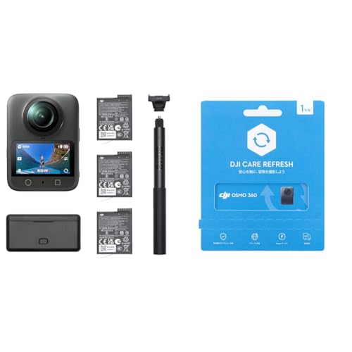 Osmo 360 アドベンチャーコンボ+ DJI Osmo 360 Care 1年版延長プレミアムサポート 1枚目 画像