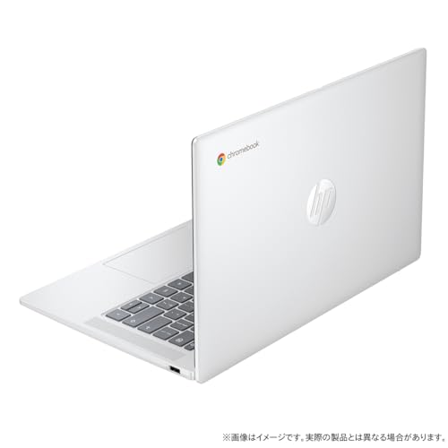 【Amazon.co.jp限定】HP Chromebook 14a 2024年モデル インテル Intel N100プロセッサー 4GBメモリ 64GBeMMC Wi-Fi6E デュアルスピーカー 日本語配列 バックライトキーボード 92万画素Webカメラ グレイシャーシルバー 中間 画像
