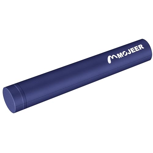 MOJEER ストレッチ ポール エクササイズポール ヨガポール98cm 耐荷重130kg 肩甲骨 ローラー 筋肉ほぐし フォーム ローラー YJZ (ネービー) 画像1