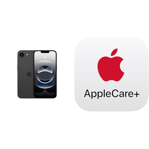 iPhone 16e 512GB:ブラック + 2年延長 AppleCare+ 盗難・紛失プラン for iPhone 16e 1枚目 画像