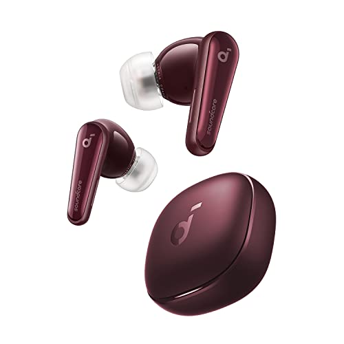 Anker Soundcore Liberty 4(ワイヤレスイヤホン Bluetooth 5.3)【完全ワイヤレスイヤホン/ウルトラノイズキャンセリング 2.0 / 3Dオーディオ / ワイヤレス充電/マルチポイント接続/外音取り込み / 最大28時間再生 / ハイレゾ / IPX4防水規格 / ヘルスモニタリング/PSE技術基準適合】ワインレッド 1枚目 画像