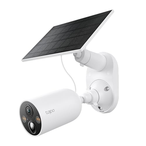 TP-Link Tapo 防犯カメラ 屋外 ソーラー 見守りカメラ Wi-Fi フルワイヤレス 充電式 2K QHD 4MP IP66 防水防塵 フルカラーナイトビジョン スマートAI検知 マイク スピーカー 搭載 Amazon Alexa/Google Assistant 対応 【小型ソーラーパネルマウントキット】 Tapo C425 KIT 1枚目 画像