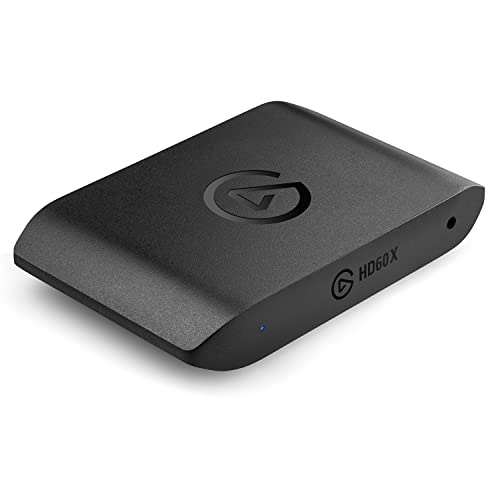 【Amazon.co.jp限定】Elgato エルガト Game Capture HD60 X 外付けキャプチャカード ブラック 4K30|1080p60 HDR10 画質 | PS5|Pro, PS4|Pro 低遅延 | Xbox Series X|S, Xbox One X|S,Nintendo Switch 2,OBS 低遅延 |Windows MAC対応 1枚目 画像