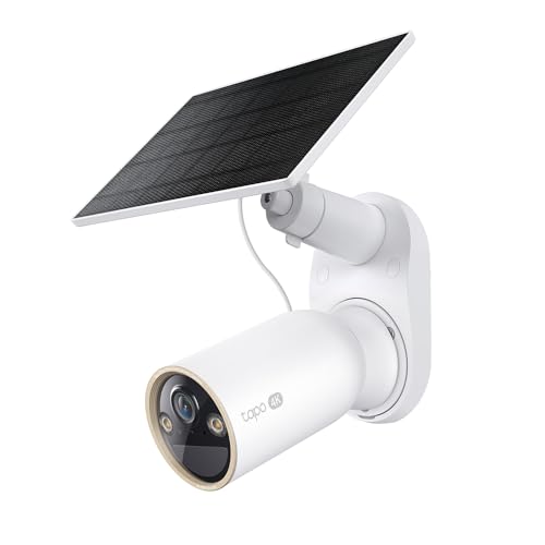 【Amazon.co.jp限定】TP-Link Tapo 防犯カメラ ソーラー 見守りカメラ Wi-Fi フルワイヤレス 充電式 4K 8MP IP66 防水防塵 フルカラー Tapo C460 KIT 画像1