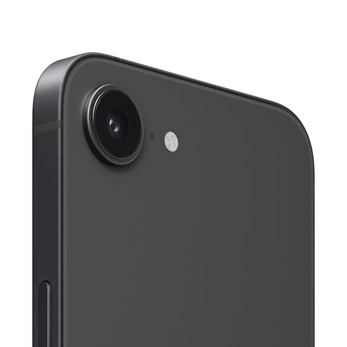iPhone 16e 512GB: Apple Intelligence のために設計、A18 チップ、パワフルに進 化したバッテリー、48MP Fusion カメラ、6.1 インチの Super Retina XDR ディスプレイ、SIMフリー 5G対応; ブラック 最後 画像