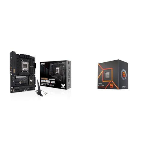 【セット買い】ASUS TUF GAMING B650-PLUS WIFI AMD Ryzen 7000 シリーズ AM5 対応 B650 搭載 ATX マザーボード＋[Amazon.co.jp限定] AMD Ryzen 5 7600, with Wraith Stealth Cooler 3.8GHz 6コア / 12スレッド 38MB 65W 画像1
