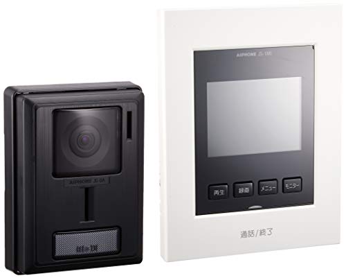 アイホン インターホン ドアホン テレビドアホン カメラ付き玄関子機 モニター付き親機 わかりやすい画面表示 カメラレンズ調整可能 JS-12E 画像1