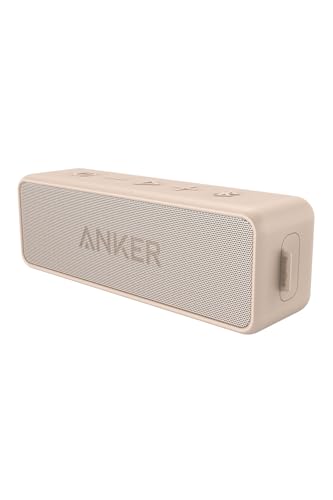 Anker SoundCore 2 (USB Type-C充電 12W Bluetooth 5 スピーカー 24時間連続再生)【完全ワイヤレスステレオ対応/強化された低音 / IPX7防水規格 / デュアルドライバー/マイク内蔵】(ライトブラウン) 画像1