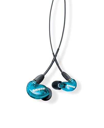 【VGP 殿堂入り金賞】SHURE シュア イヤホン 有線 SE215 SPE-A ブルー 高遮音性 ノイズキャンセリング ゲーム ゲーミング スペシャルエディション カナル型 ワイヤレス変換可(別売) MMCX リケーブル プロ仕様 低音強化 配信 音楽 オーディオリスニング レコーディング 録音 楽器 在宅勤務 リモートワーク ケーブル長116 cm 【国内正規品/メーカー保証2年】 画像1