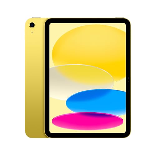 Apple 11 インチ iPad (A16): 11 インチモデル、Liquid Retina ディスプレイ、128GB、Wi-Fi 6、12MP フロント/12MP バックカメラ、Touch ID、一日中使えるバ ッテリー - イエロー 1枚目 画像
