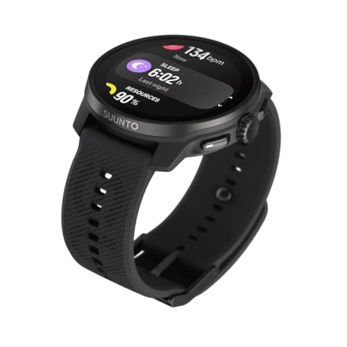 スント SUUNTO RACE S スポーツウォッチ 薄型 AMOLEDタッチディスプレイ 50m防水 ルートナビ デュアルバンドGPS 長時間稼働 心拍計 HRV計測 睡眠分析 アプリ連携 体調管理 トレラン ランニングウォッチ 日本正規品 中間 画像