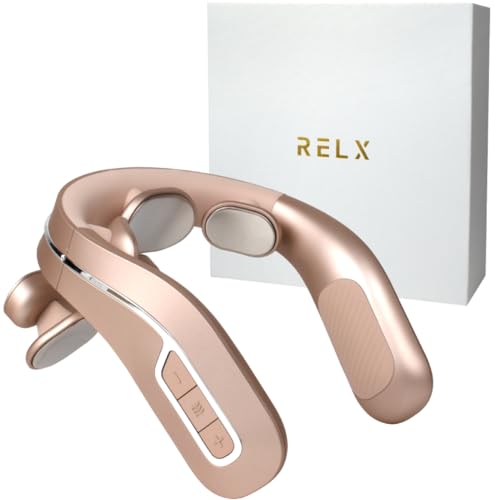 (鍼灸整体院長監修) RELX ネックウォーマー PLUS【日本企業企画】EMS 温熱 ネックケア 首 肩 リラクゼーション器 コードレス プレゼント 男女併用 画像1