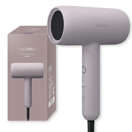 SALONIA サロニア スムースシャイン ドライヤー 大風量 速乾 軽量 ヘアドライヤー ピンク【Amazon.co.jp限定】 1枚目 画像