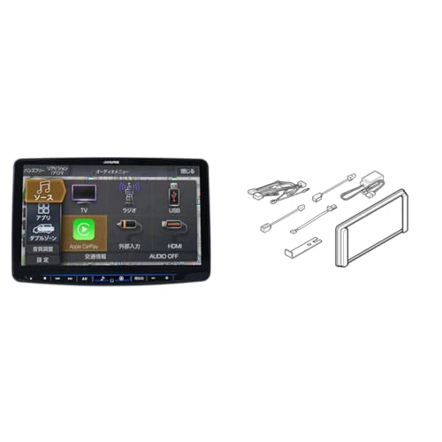 アルパイン(ALPINE) 11インチカーナビ 1DINフローティングビッグX11 XF11NX2S + デリカミニ(2023.5-現在)取付キット 1枚目 画像