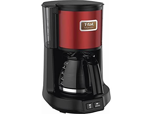 ティファール コーヒーメーカー 0.6L/5杯用 選べる2つのモード ドリップ式 「コーヒーメーカー メゾン ワインレッド」 CM4905JP 1枚目 画像