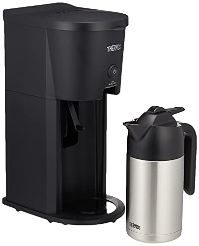 サーモス(THERMOS) 真空断熱ポット コーヒーメーカー 0.63L ブラック ECJ-700 BK 最後 画像