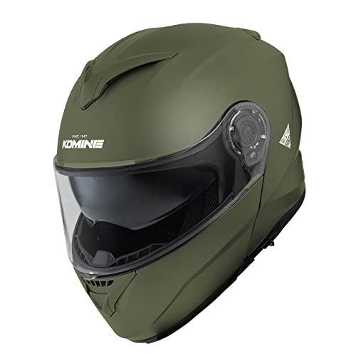 コミネ(KOMINE) バイク用 HK-171 FL システムヘルメット Olive L 1枚目 画像