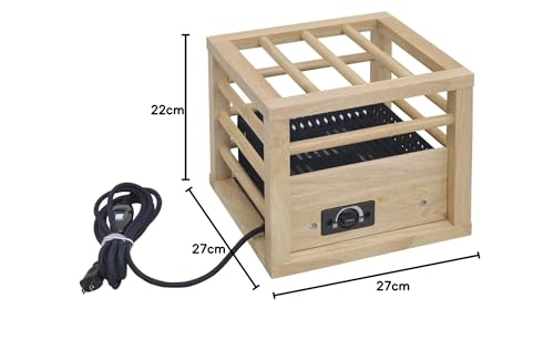 [山善] 一人用 こたつ コンパクトタイプ 速暖 (コルチェヒーター) (温度調節機能付き) (中間入切スイッチ) ナチュラル YH-M105Q 最後 画像