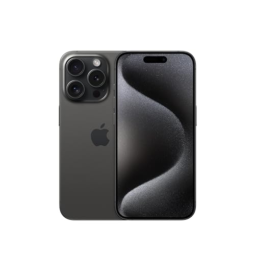 【整備済み品】 Apple iPhone 15 Pro 256GB ブラック チタニウム SIMフリー 5G対応 (整備済み品) 1枚目 画像