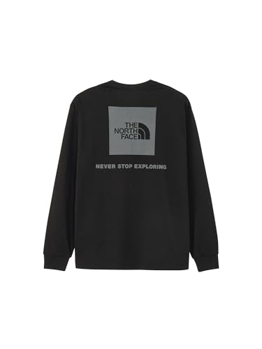 [ザ・ノース・フェイス] 長袖 カットソー ロンT L/S Back Square Logo Tee ブラック/ブラック L 画像1