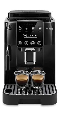 De’Longhi (デロンギ) 全自動コーヒーマシン マグニフィカスタート ECAM22020B コーヒーメーカー エスプレッソマシン 全3メニュー カフェジャポーネ搭載 スペシャルティ機能 豆から挽きたて 手動ミルクフロッサー [ブラック] デロンギファミリー登録で3年保証 画像1