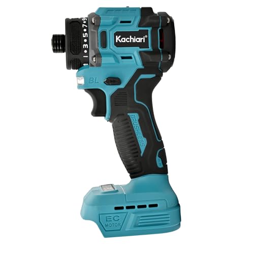 Kachiari 充電式ドライバー 18V 40N.m 21+1段階トルク調節 スピード調節機能 正逆転切替 ブラシレスモーター搭載電動ドリルドライバー ネジ締め 引越し 家具組立 初心者向け DIY 日曜大工 マキタ18Vバッテリー対応 BL1830 BL1840 BL1850 BL1850B BL1860 BL1860B 【工具本体だけ】 画像1