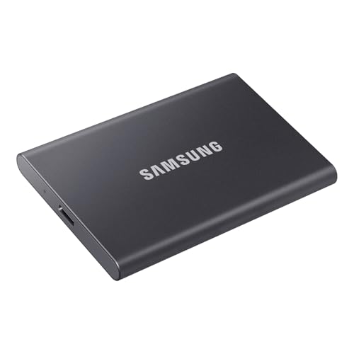 Samsung T7 1TB 外付けSSD 最大転送速度1,050MB/秒 USB3.2 Gen2(10Gbps, Type-C) グレー iPhone15シリーズ動作確認済み MU-PC1T0T-PD/EC 国内正規保証品【特典付モデル】 画像1