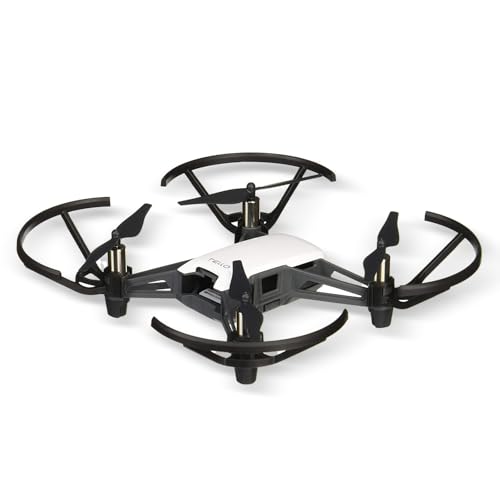 DJI Tello ドローン 国内認証済み 軽量ミニ ドローン撮影 80g 申請不要の100g未満 720P HDカメラ付き折り畳み式 空撮 登録して賠償責任保険が1年間無償付帯 初心者向け 自動離陸 自動着陸 最大飛行時間13分 ビジョンポジションニングシステム 衝突検出 プログラミング可能(アップリアップデート後) 大人向けギフト 誕生日プレゼント 子供用 学生 DEERC 1枚目 画像