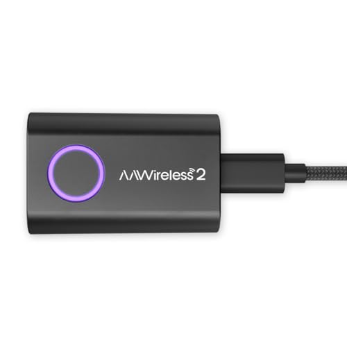 AAWireless 2 ワイヤレス アダプター トングル - アンドロイドオート有線をワイヤレスに変換 - 多機能ボタン - 簡単なプラグアンド プレイ セットアップ - Bluetooth 経由でスムーズに接続ーAndroid Auto 画像1
