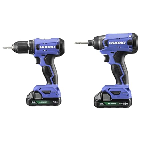HiKOKI(ハイコーキ) 18V コードレス ドライバドリル チャックFDS18DA(BG)+18V コードレスインパクトドライバ コンパクトタイプFWH18DA(2BG)セット 画像1