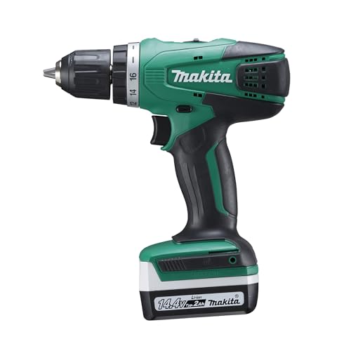 マキタ(Makita) 充電式ドライバドリル 14.4V2Ah バッテリ・充電器・ケース付 MDF347DSA 1枚目 画像