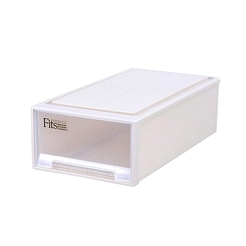 天馬 収納ボックス フィッツケース 押入れ 幅39×奥行74×高さ23cm 収納ケース たわみにくい 衣装ケース 日本製 【色 カプチーノ】 【サイズ ロング】 画像1