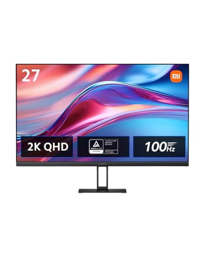 Xiaomi モニター A27Qi ディスプレイ 27インチ 2K QHD画質 2560×1440 IPSパネル 100Hz 1670万色 sRGBカバー率100%、DCI-P3 95% 8ビット DC減光ブルーライト 超スリムベゼル VESAマウント対応 画像1