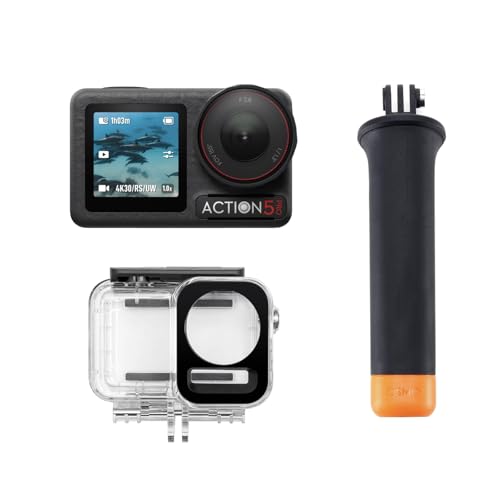 DJI Osmo Action 5 Pro ダイビングコンボ アクションカメラ防水 60m対応 防水ケース付きダイバー向け 4K デュアルOLEDタッチ画面 水圧計 カラー温度センサーが水中での色合いを正確に再現 vlog ウェアラブル 動画撮影用カメラ 1枚目 画像