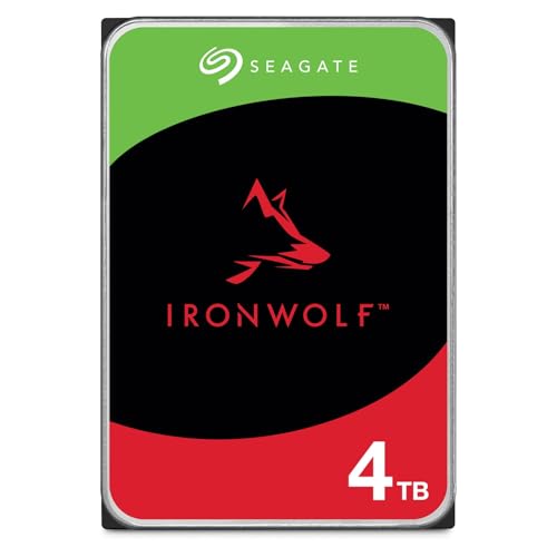 【Amazon.co.jp限定】Seagate 内蔵 HDD ハードディスク 4TB NAS向け 24時間365日 3年保証 データ復旧3年付 CMR Ironwolf 国内正規代理店品 ST4000VN006/EC 画像1