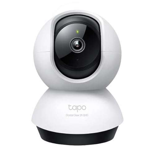 【Amazon.co.jp限定】 TP-Link 400万画素 2K QHD ネットワークWi-Fiカメラ 屋内カメラ ホームカメラ ペットカメラ 夜間撮影 パン/チルト メーカー保証3年 Tapo C220 1枚目 画像